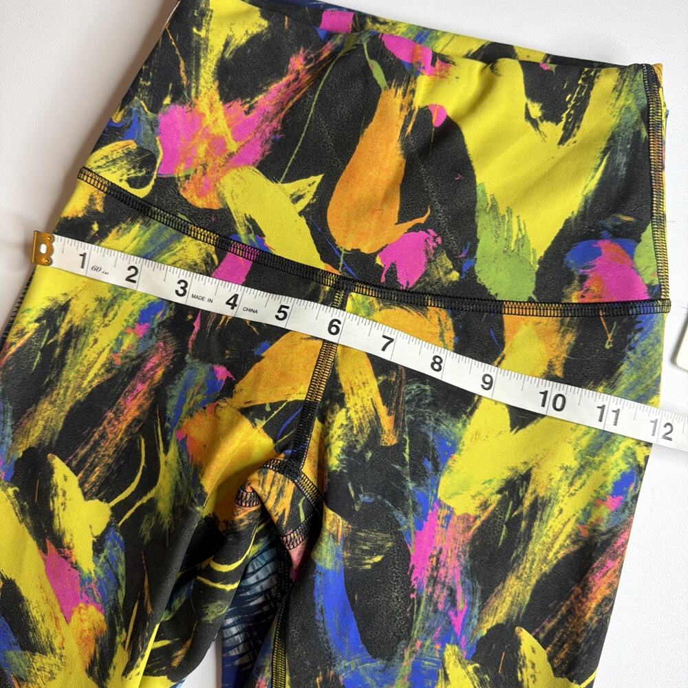 Set of Two Lululemon Wunder Train Leggings 25" Size 2 Multicolor Splatter READ - Picture 15 of 16